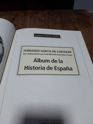 LIBRO ALBUM DE LA HISTORIA DE ESPAÑA