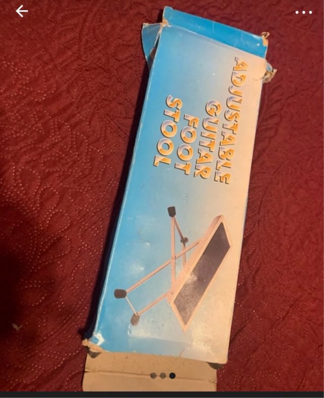 poggiapiede  per chitarra