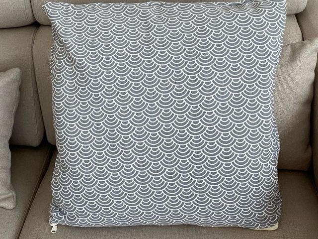 2 fundas de cojin nuevas, hechas a medida