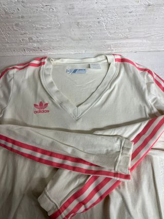 Camiseta Adidas manga larga rosa talla.m