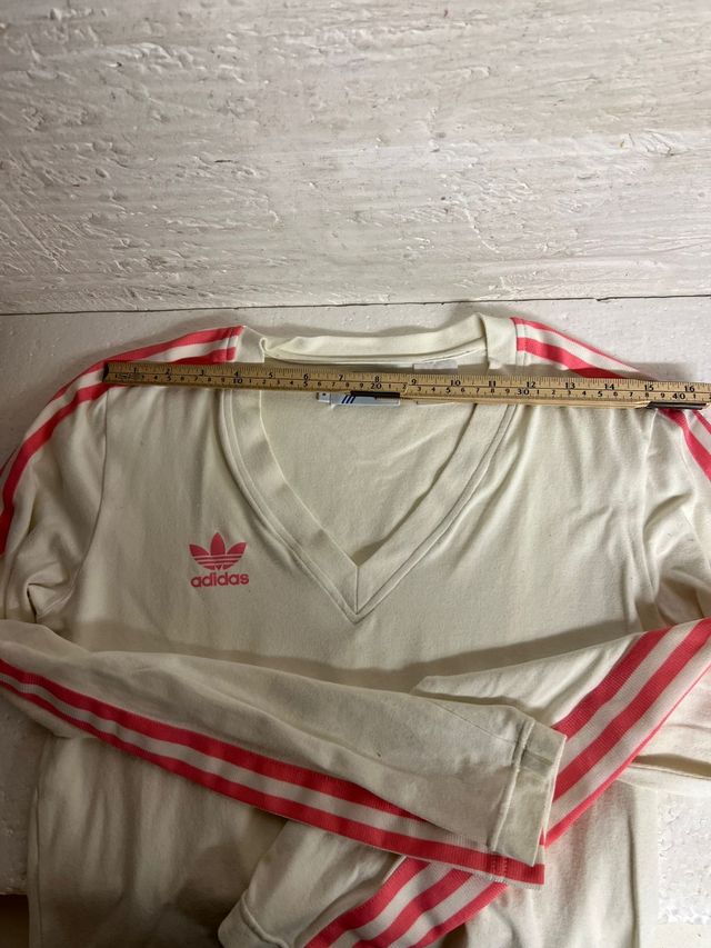 Camiseta Adidas manga larga rosa talla.m