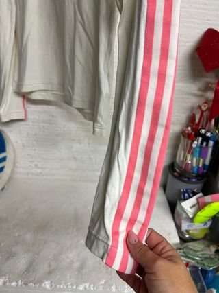 Camiseta Adidas manga larga rosa talla.m