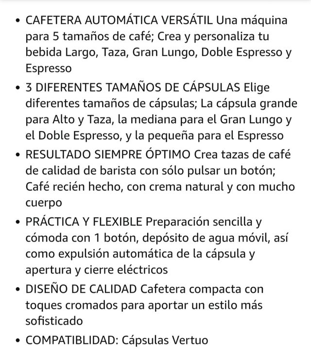 Cafetera De'Longhi nueva