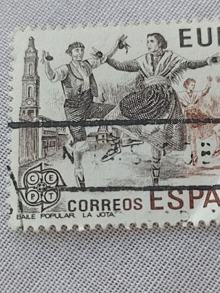 Sello europa baile popular la jota 