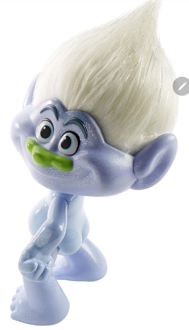 Trolls DreamWorks Glitterific Guy Doll hasbro. 