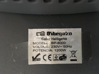 calefactor eléctrico