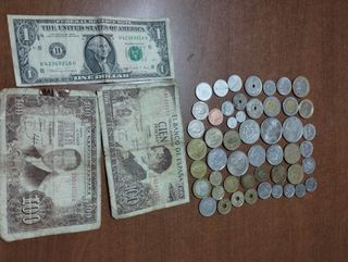 Monedas , antiguas .