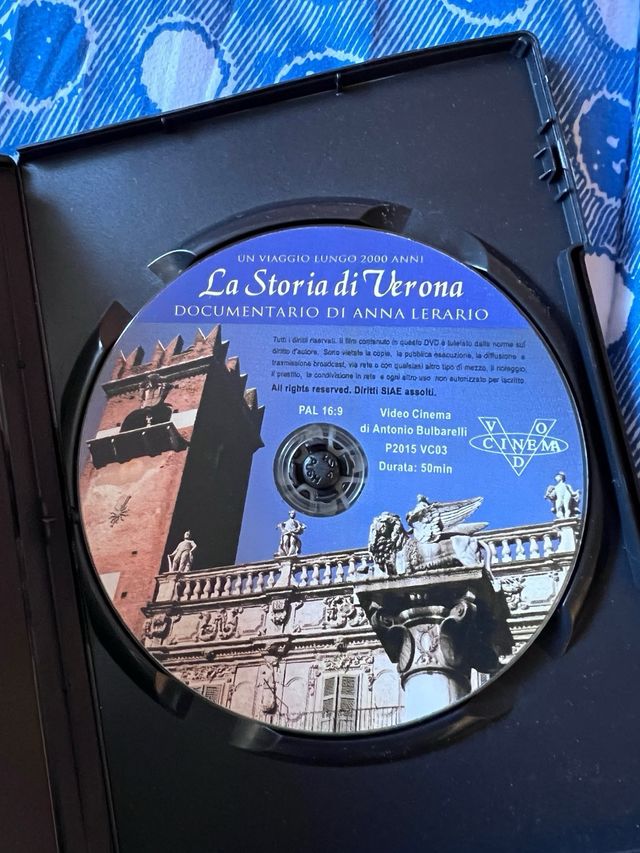 DVD documentario sulla storia di Verona