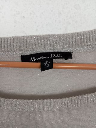 JERSEY PLATEADO MANGA LARGA T.S DE MASSIMO DUTTI