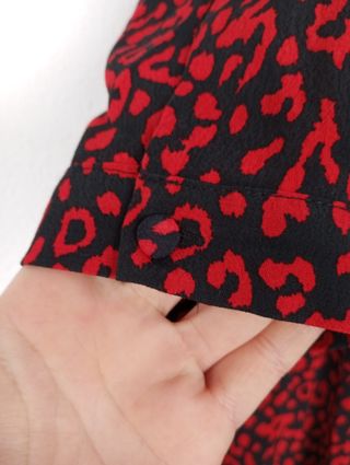 VESTIDO HOLGADO LARGO ANIMAL PRINT ZARA T.S