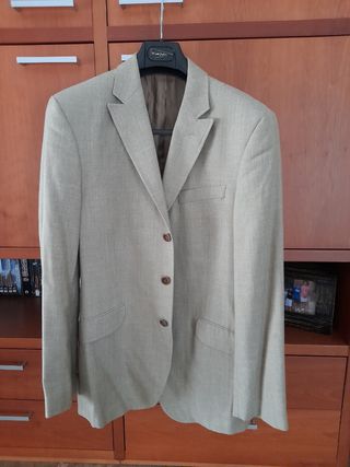 Chaqueta americana hombre CARAMELO, nueva