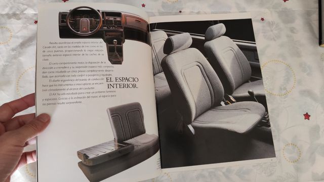 Catálogo Citroën AX 1989