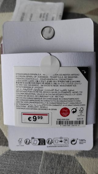 Pendientes multiperla Stradivarius