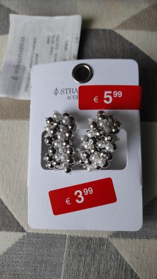 Pendientes multiperla Stradivarius