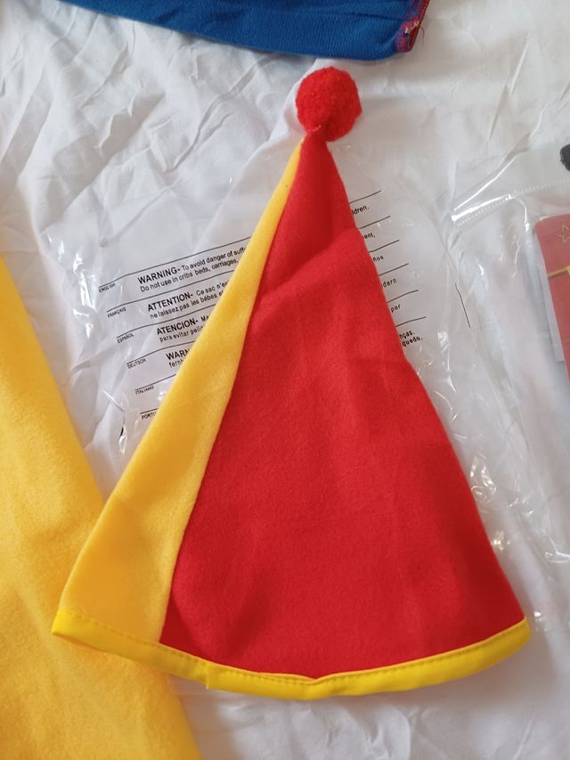 Dizfraz payaso talla 5/6años 10€