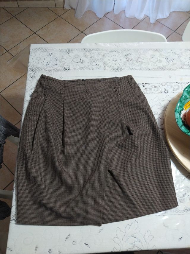 Gonna Caractere marroncino