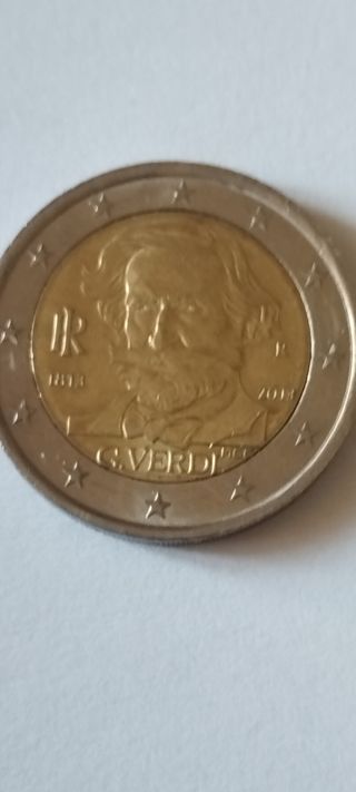 Moneta 2 euro Giuseppe Verdi