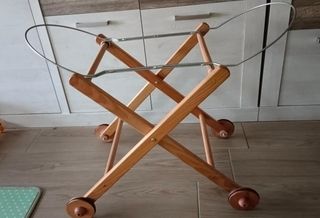 Cuna moises para bebe con colchón y juego sabanas