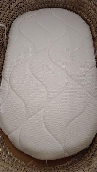 Cuna moises para bebe con colchón y juego sabanas