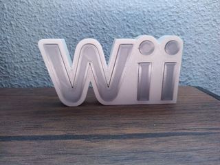 Letrero logo Nintendo Wii 3D