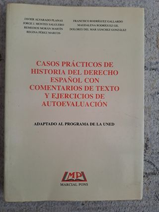 Casos prácticos de historia del derecho 