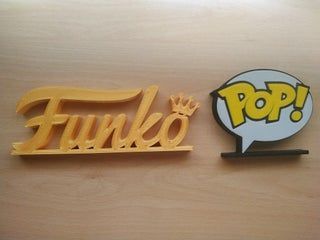 Logos Funko pop 3D
