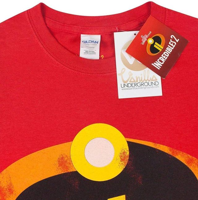 2 camisetas Los Increíbles