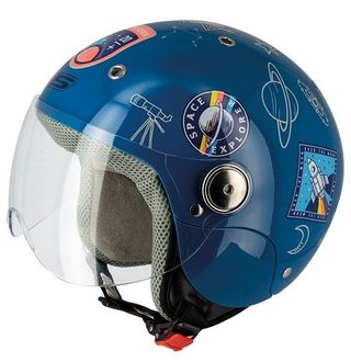 CASCO DE MOTO DE NIÑO JET
