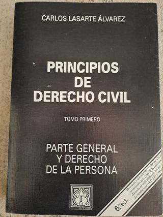 Principios de derecho civil 