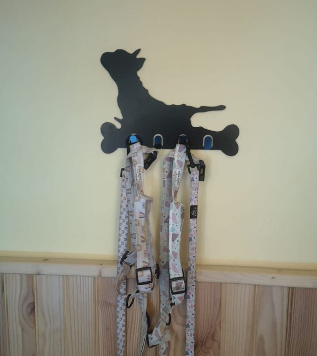 Colgador de llaves para pared, bulldog