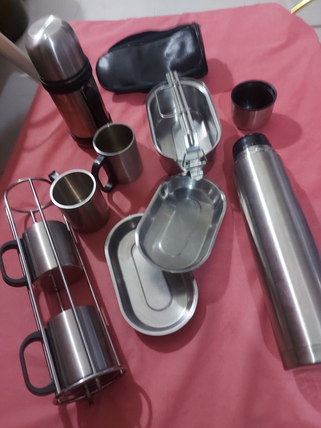 Tartera, termos y jarras