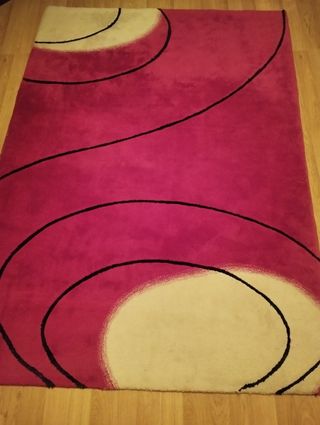 Alfombra pelo roja