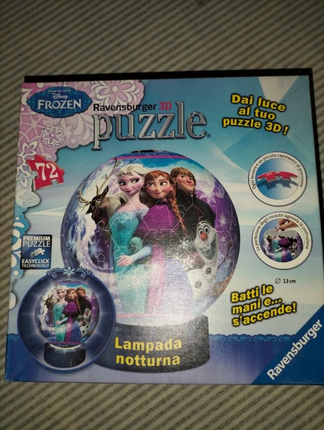Puzzleball lampada Frozen