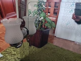 Doble Espejo de baño biselado