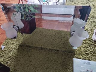 Doble Espejo de baño biselado