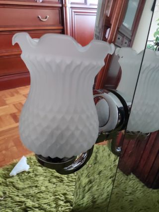 Doble Espejo de baño biselado