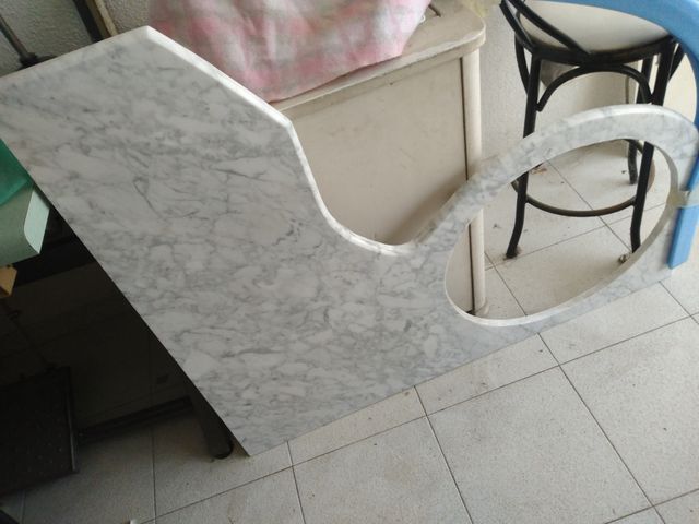 Encimera rincón mármol natural