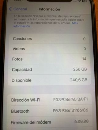 iphone XS 256gb