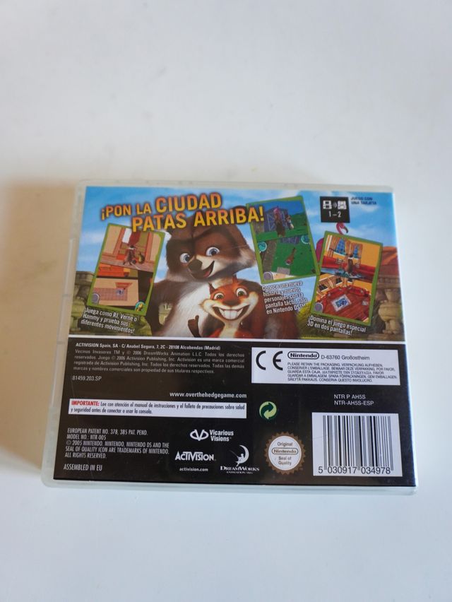 Vecinos invasores DS (Cartucho y caja)