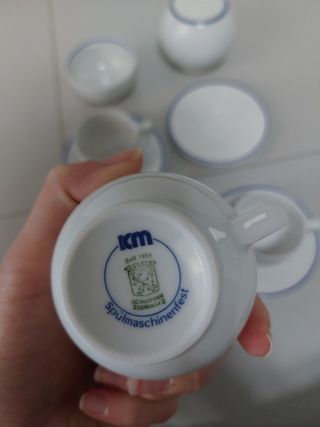 Set tazzine in porcellana