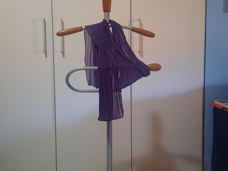 Foulard donna bordeaux elegante 