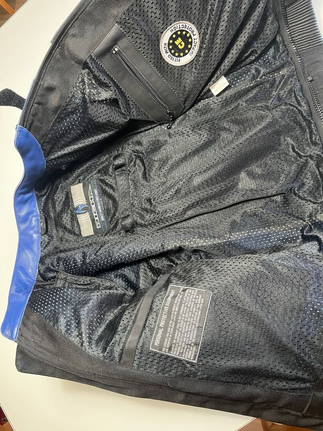 tuta damoto tecnica in pelle