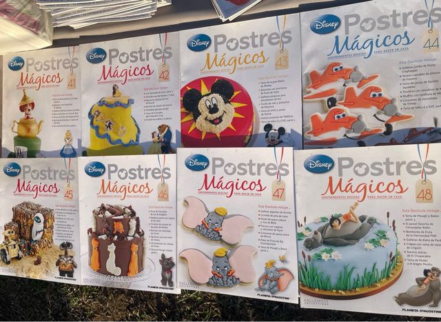 Colección fasciculos POSTRES MÁGICOS de DISNEY