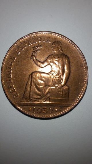 ✅️MONEDA ANTIGUA 50 CENTIMOS 1937