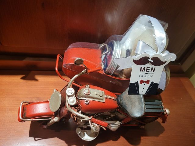 Nuevo!!Set afeitado moto sidecar