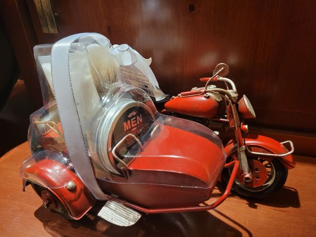Nuevo!!Set afeitado moto sidecar