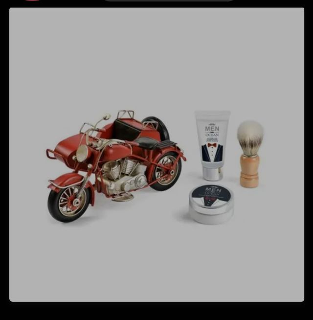 Nuevo!!Set afeitado moto sidecar