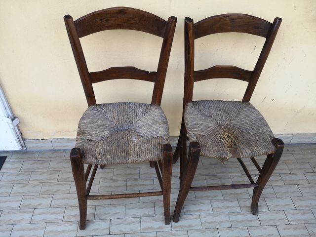 Sedie antichità periodo fine 800