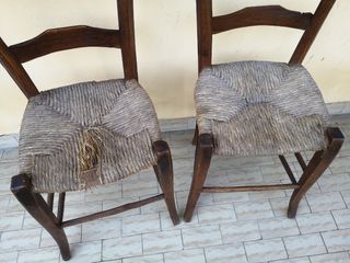 Sedie antichità periodo fine 800