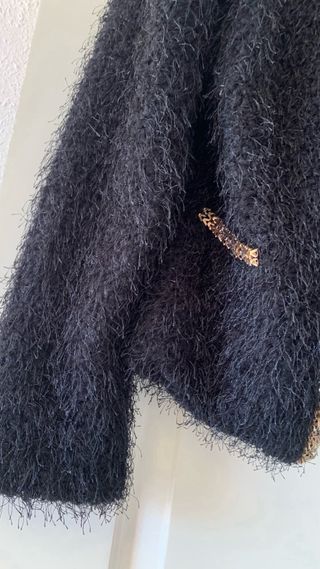 Chaqueta con ribete comunion . 